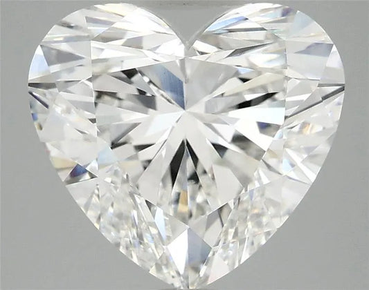 4.47ct Heart Lab Grown Diamond (Colour F, Clarity VVS2, IGI Certified)