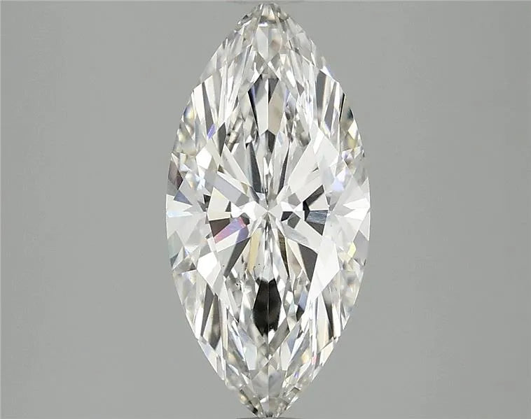 Diamant de laboratoire Marquise de 2,10 ct (couleur G, pureté VS1, certifié IGI)
