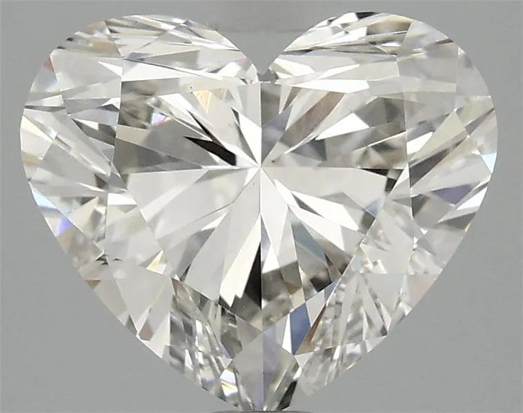 3.04ct Heart Lab Grown Diamond (Colour H, Clarity VS1, IGI Certified)