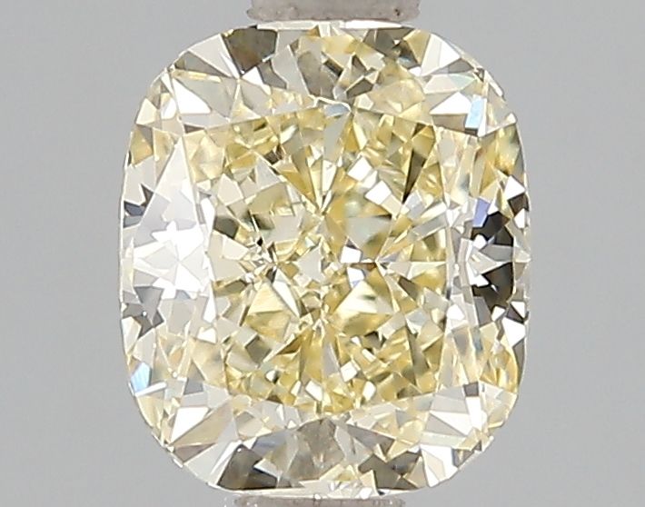 Lab-Grown Cushion Diamond - 1.6 Carats, Fancy Intense Yellow Color, VVS2 Clarity - Certified by IGI - Report Number: LG671493225