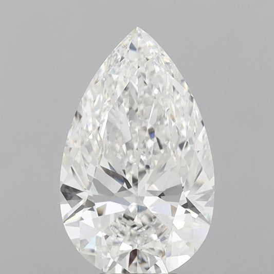 Lab-Grown Pear Diamond - 6.03 Carats, E Color, VS1 Clarity - Certified by IGI - Report Number: LG719532628