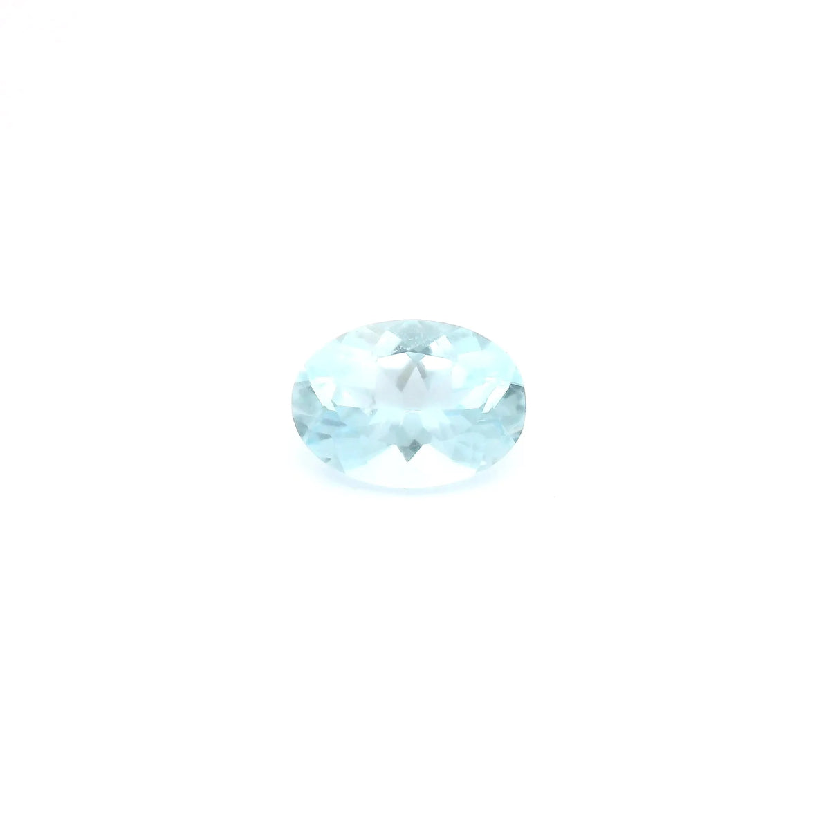 0.65ct Oval Natural Aquamarine (Colour Blue, Clarity Eye Clean, Cut Faceted)