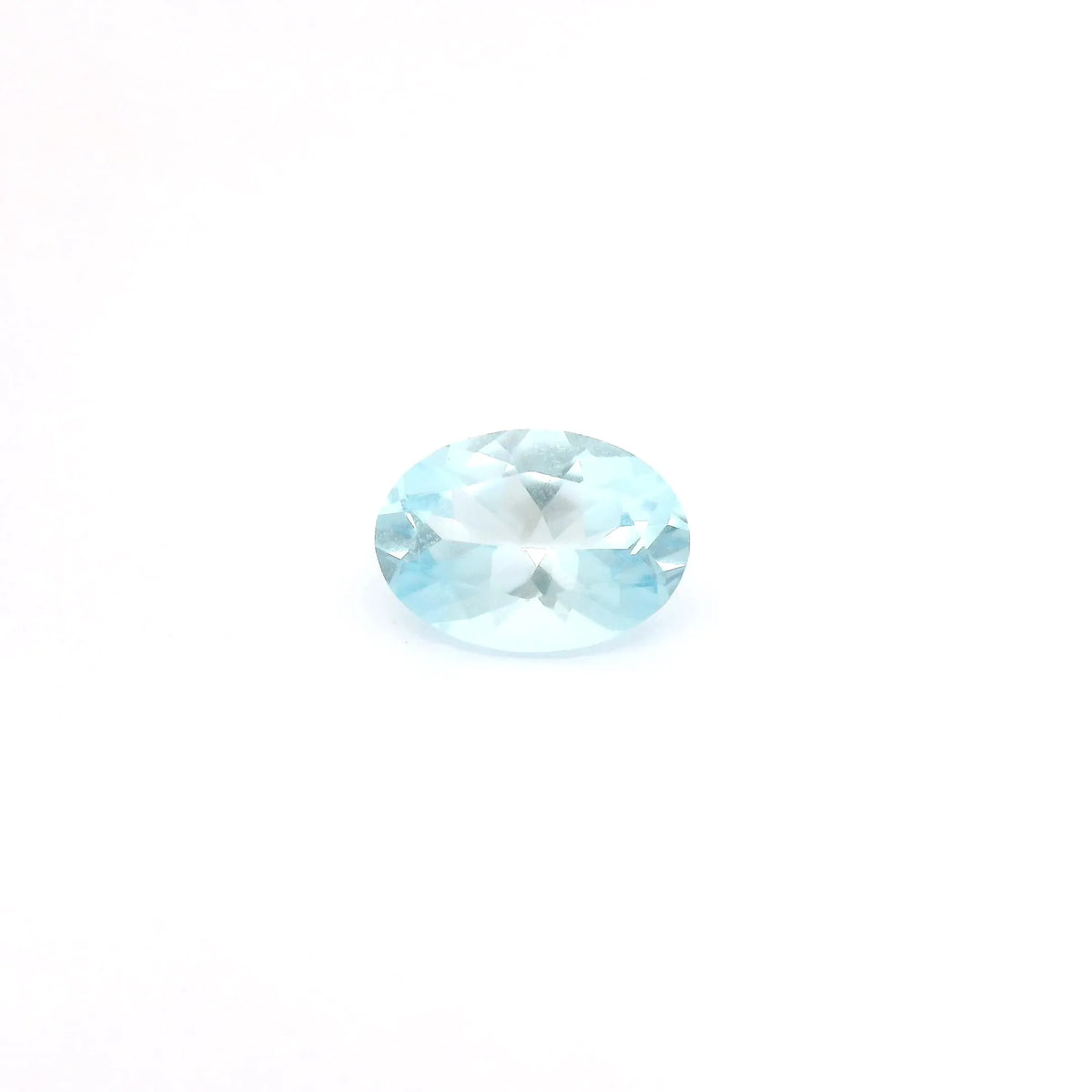 0.63ct Oval Natural Aquamarine (Colour Blue, Clarity Eye Clean, Cut Faceted)