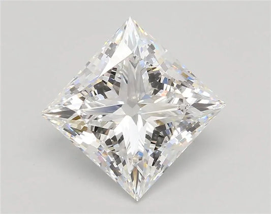 Diamant Princesse de 4,44 ct (couleur D, pureté VVS2, certifié IGI)