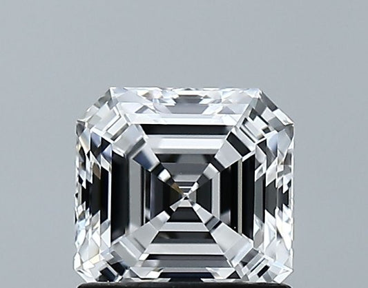 Lab-Grown Asscher Diamond - 1.08 Carats, D Color, VVS1 Clarity - Certified by GIA - Report Number: 2231440987