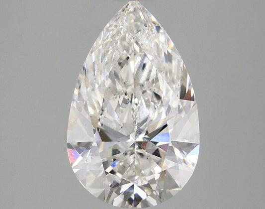 Lab-Grown Pear Diamond - 2.52 Carats, F Color, VS2 Clarity - Certified by IGI - Report Number: LG690506063