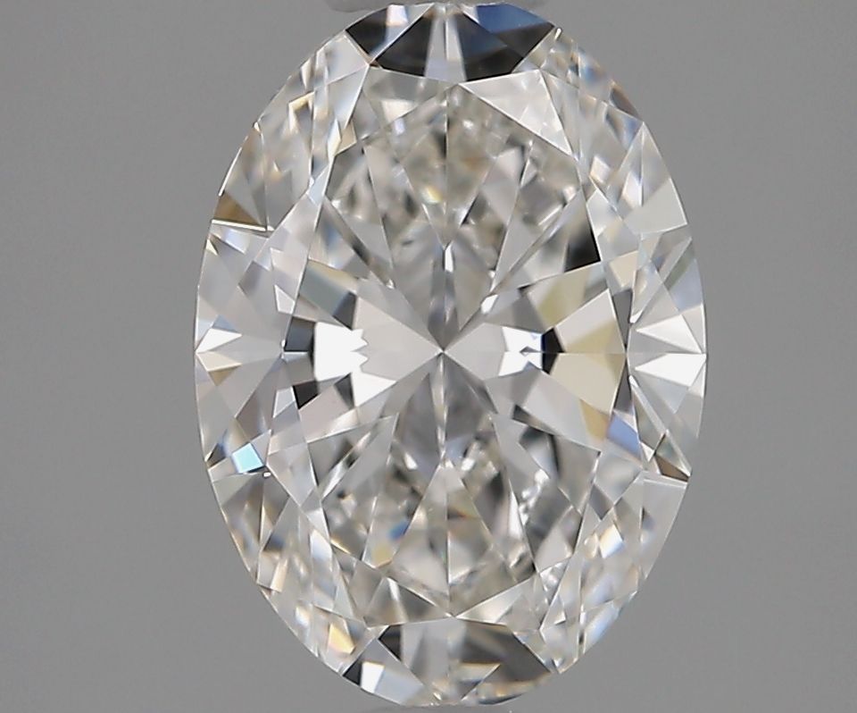 Lab-Grown Oval Diamond - 1.5 Carats, F Color, VVS2 Clarity - Certified by IGI - Report Number: LG715568011