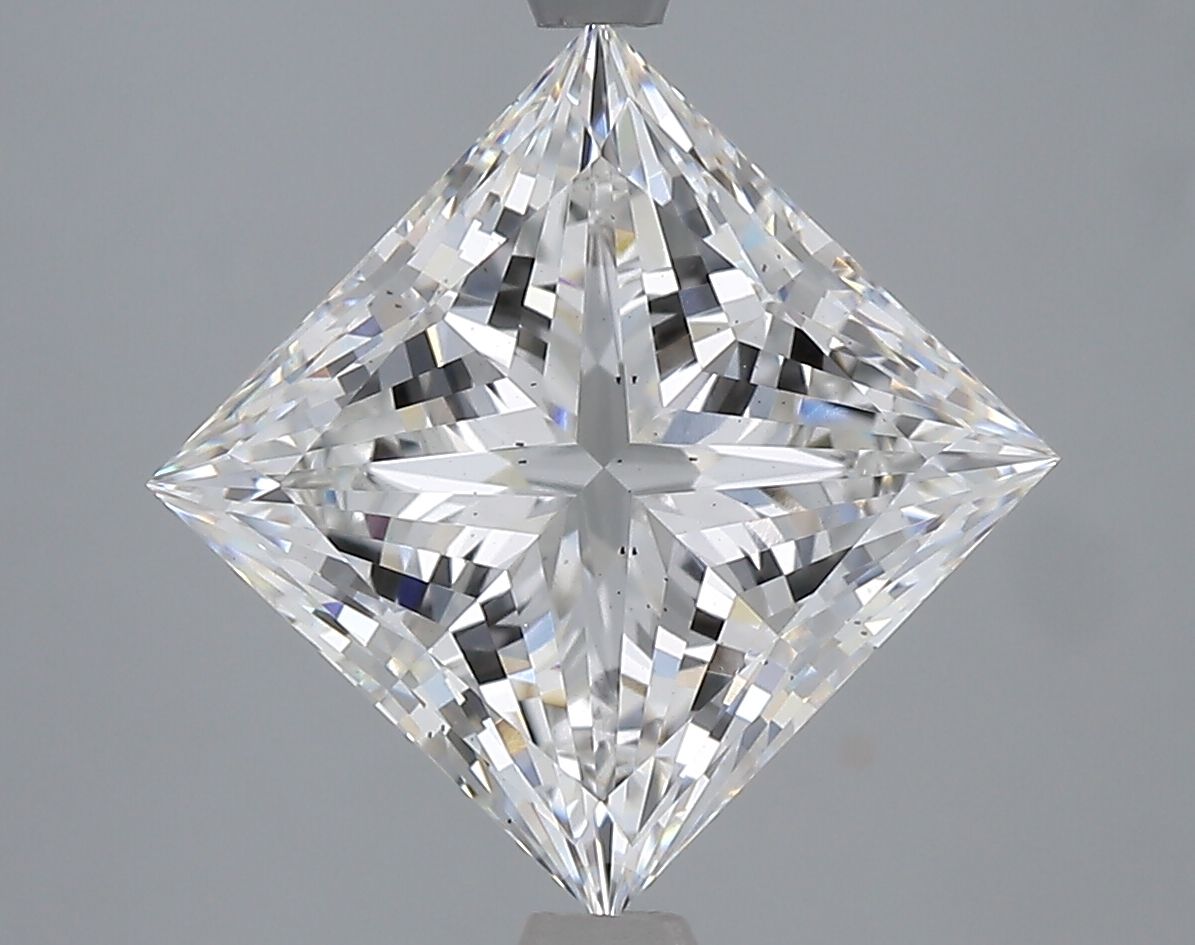Lab-Grown Princess Diamond - 4.06 Carats, F Color, VS2 Clarity - Certified by IGI - Report Number: LG633448279