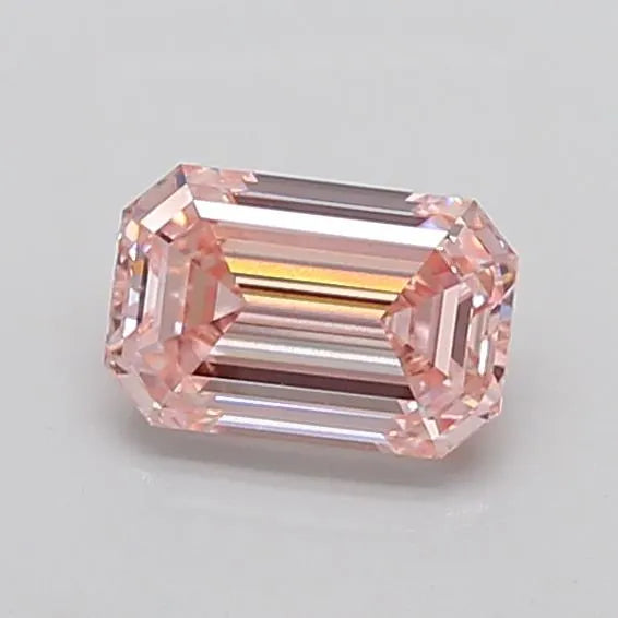1.55ct Emerald Lab Grown Diamond (Colour Fancy Pink, Clarity VS1, IGI Certified)