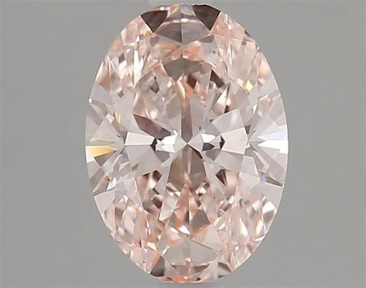 1.54ct Oval Lab Grown Diamond (Colour Fancy Vivid Pink, Clarity VS1, IGI Certified)