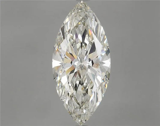 Diamant de laboratoire Marquise de 5,64 ct (couleur H, pureté SI2, certifié IGI)