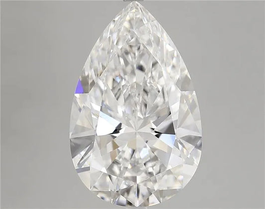 Diamant de laboratoire de 7,00 ct, taille poire (couleur E, pureté VVS2, certifié IGI)