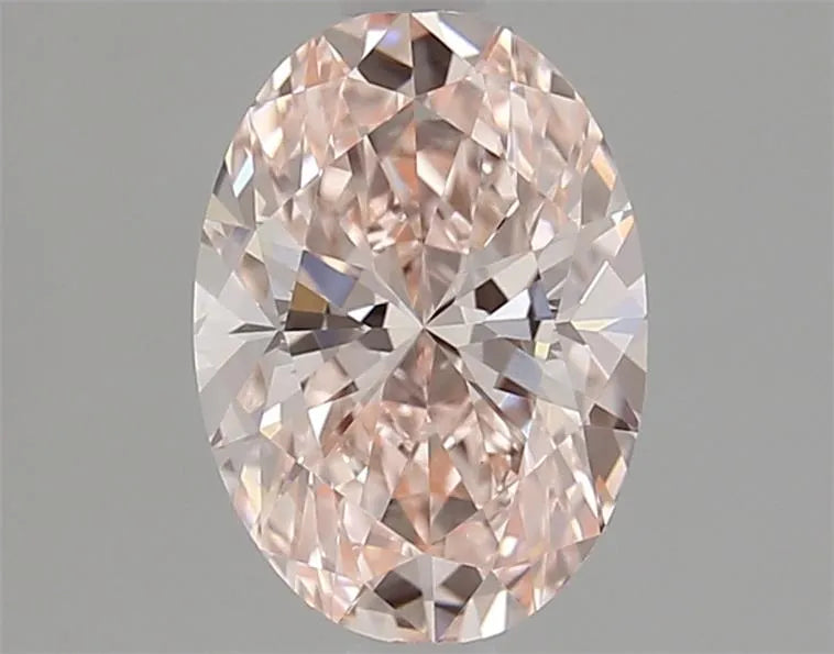 Diamant ovale de 1,53 ct (couleur rose vif fantaisie, pureté VS1, certifié IGI)