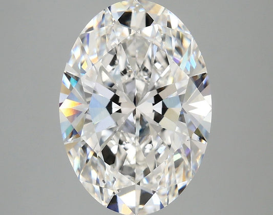 Lab-Grown Oval Diamond - 5.05 Carats, F Color, VS2 Clarity - Certified by IGI - Report Number: LG689554749