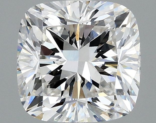 Lab-Grown Cushion Diamond - 1.98 Carats, F Color, VVS2 Clarity - Certified by IGI - Report Number: LG652499214