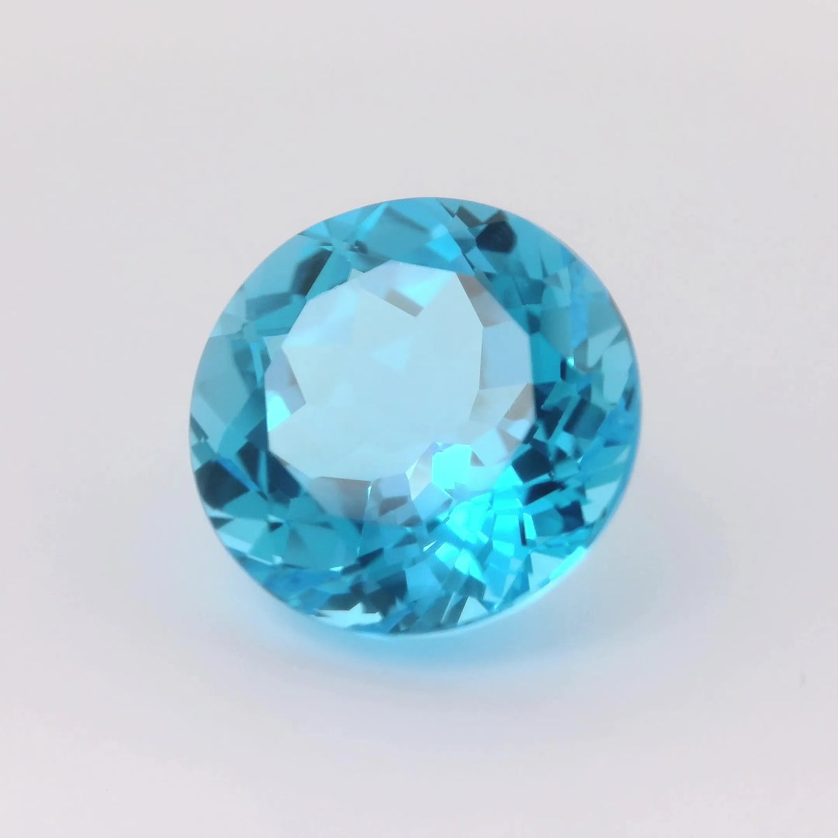 16.12ct Round Natural Topaz (Colour Blue, Clarity Eye Clean, Cut Faceted)