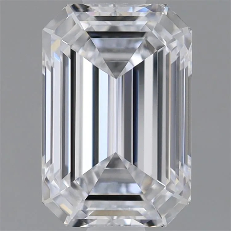 Diamant émeraude de 0,98 ct (couleur D, pureté VVS1, certifié IGI)