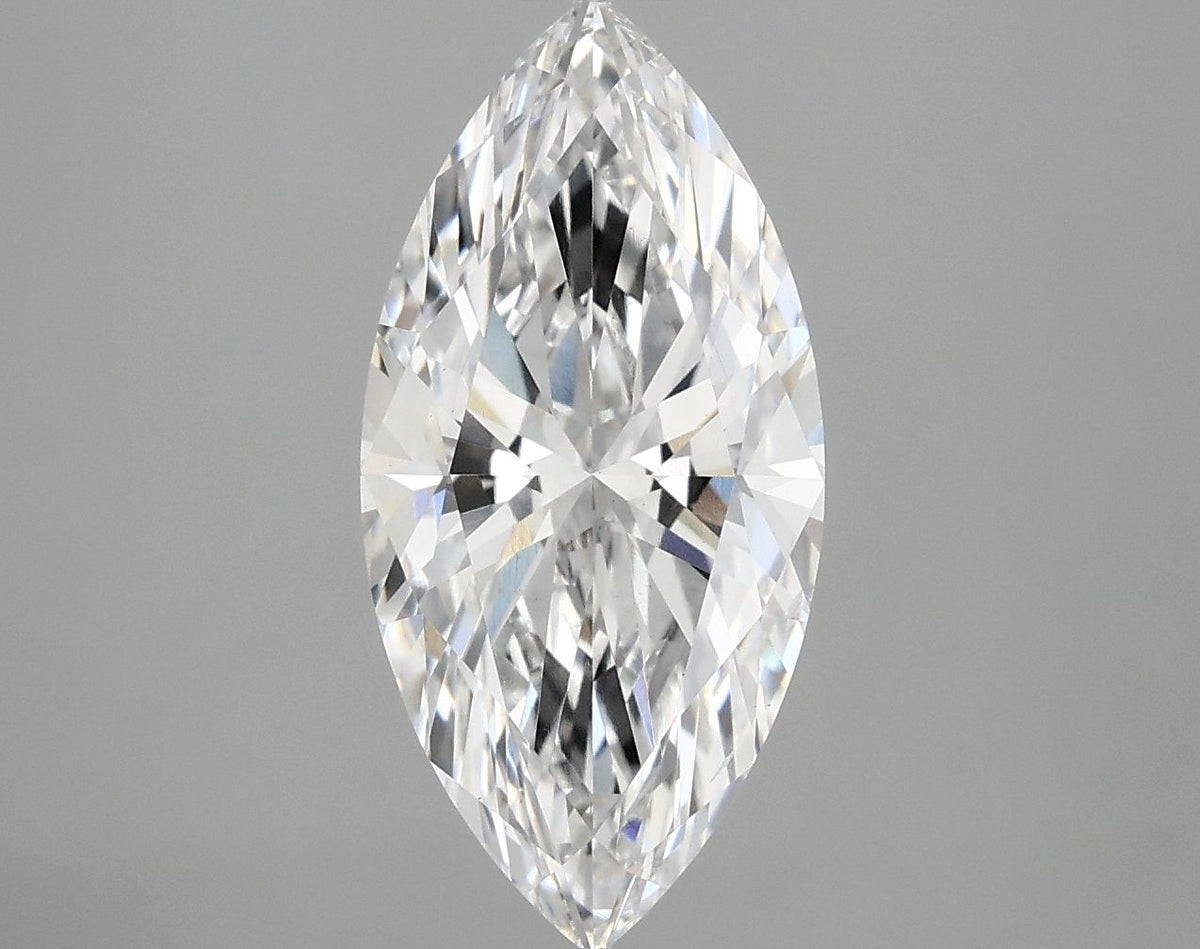 Lab-Grown Marquise Diamond - 2.98 Carats, E Color, VS2 Clarity - Certified by IGI - Report Number: LG692544109