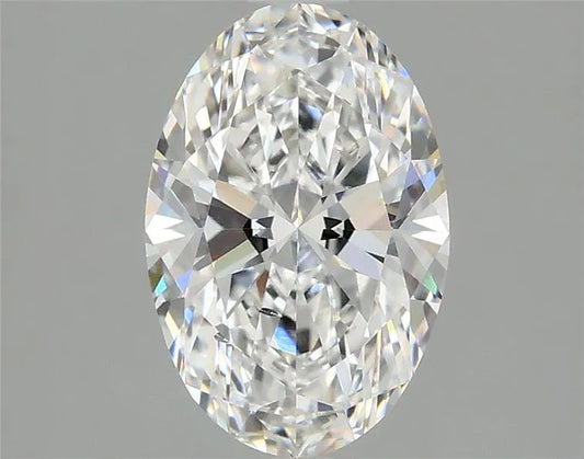 1,63 ct ovaler, im Labor gezüchteter Diamant (Farbe E, Reinheit SI1, IGI-zertifiziert)