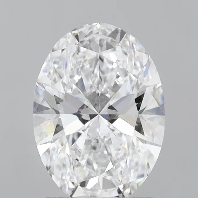 1.99ct Oval Lab Grown Diamond (Colour D, Clarity IF, IGI Certified)