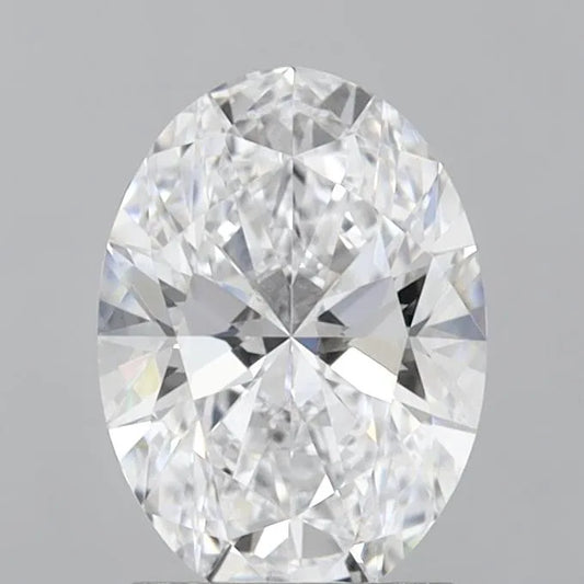 1,99 ct ovaler, im Labor gezüchteter Diamant (Farbe D, Reinheit IF, IGI-zertifiziert)