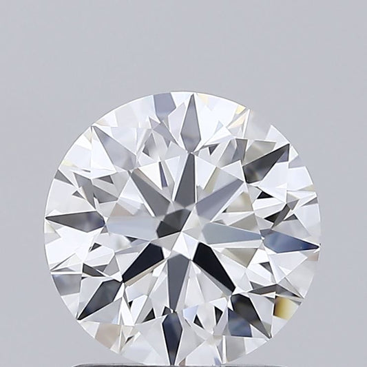 Lab-Grown Round Diamond - 1.5 Carats, E Color, VVS2 Clarity - Certified by IGI - Report Number: LG689543984