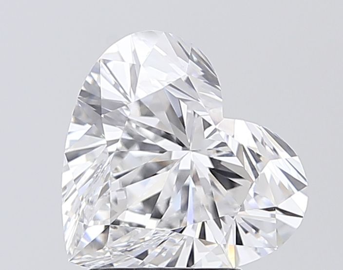 Lab-Grown Heart Diamond - 3.03 Carats, E Color, VVS2 Clarity - Certified by IGI - Report Number: LG692550850