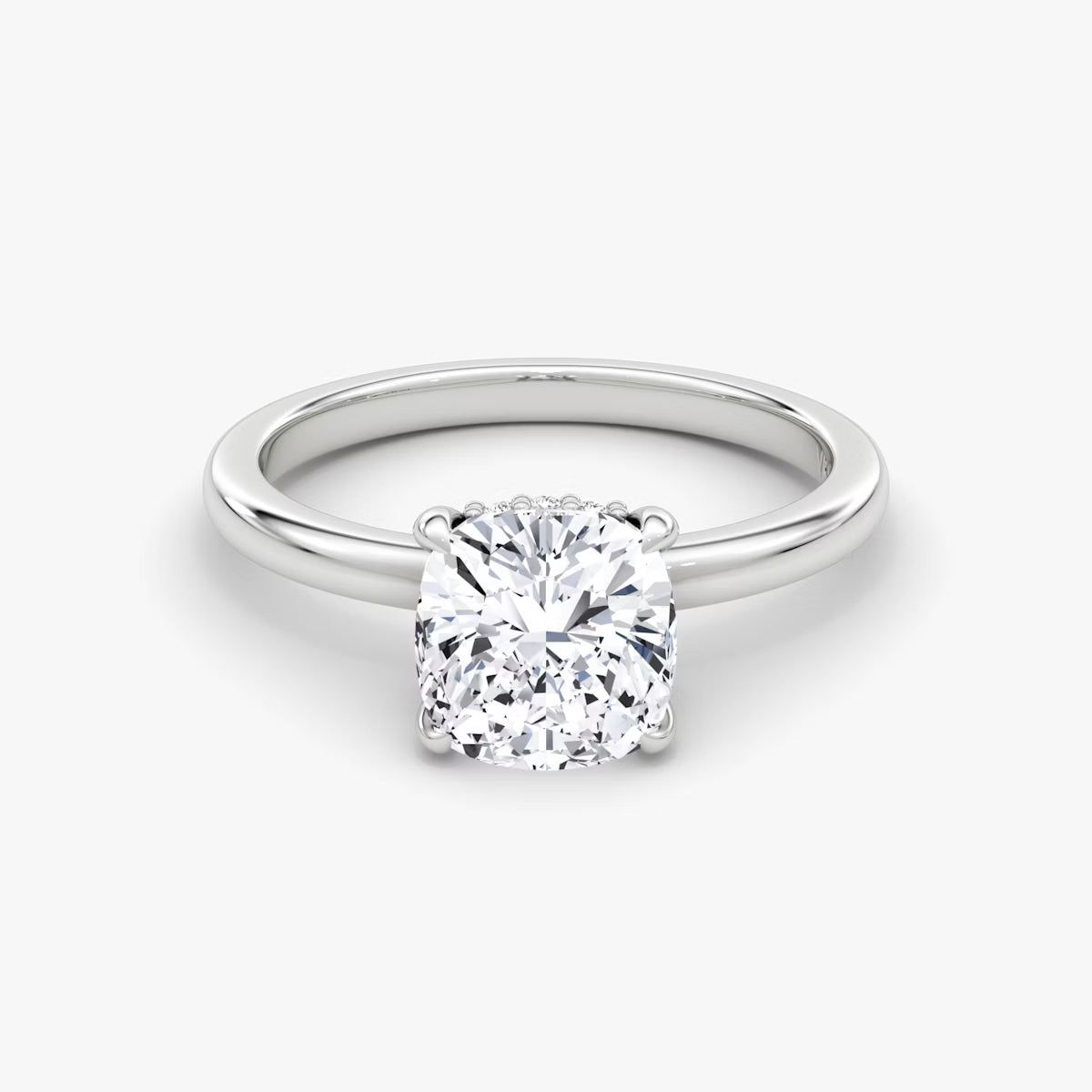 Im Labor gezüchteter Blue Heaven-Ring aus 925er Sterlingsilber (5 Karat)