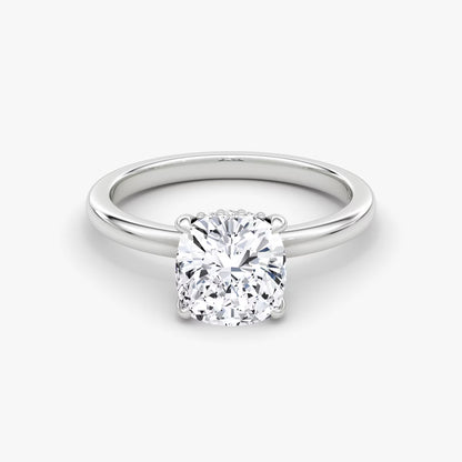 Im Labor gezüchteter Blue Heaven-Ring aus 925er Sterlingsilber (5 Karat)