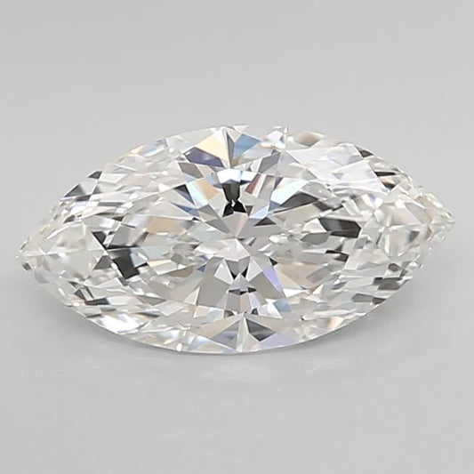 1,32 ct Marquise-Diamant im Labor (Farbe F, Reinheit IF, Schliff EX, IGI-zertifiziert)