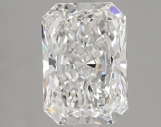 Lab-Grown Radiant Diamond - 2.54 Carats, E Color, VVS2 Clarity - Certified by IGI - Report Number: LG712552529