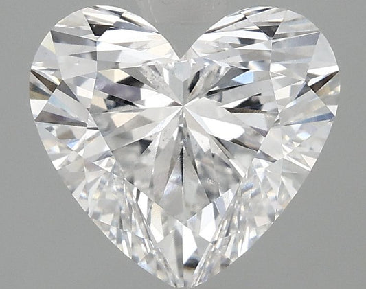 Lab-Grown Heart Diamond - 2.58 Carats, D Color, VS2 Clarity - Certified by IGI - Report Number: LG690506425
