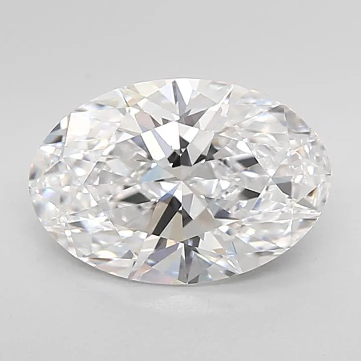 2.16ct Oval Lab Grown Diamond (Colour D, Clarity IF, Cut EX, IGI Certified)