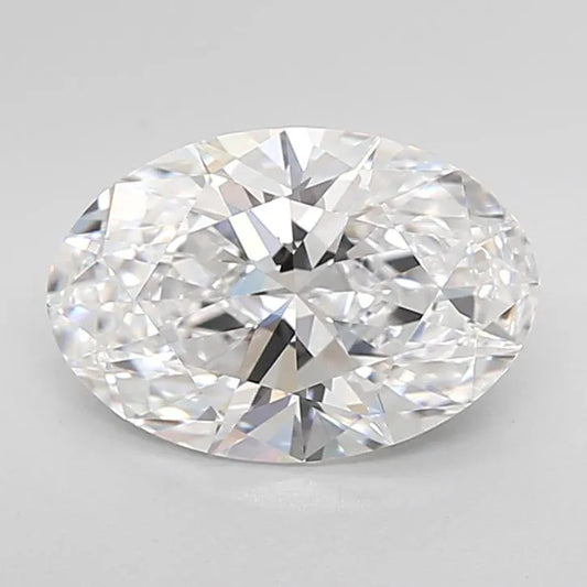 Diamant ovale de 2,16 ct (couleur D, pureté IF, taille EX, certifié IGI)