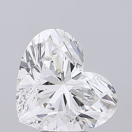 Lab-Grown Heart Diamond - 5.02 Carats, F Color, VS2 Clarity - Certified by IGI - Report Number: LG683581435