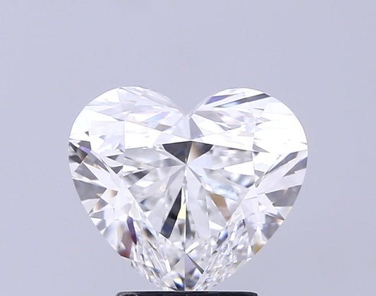 Lab-Grown Heart Diamond - 3.58 Carats, F Color, VVS2 Clarity - Certified by IGI - Report Number: LG680536620