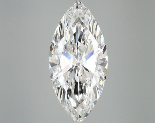 Lab-Grown Marquise Diamond - 5.62 Carats, F Color, VS2 Clarity - Certified by IGI - Report Number: LG691525243