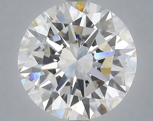 Lab-Grown Round Diamond - 6.02 Carats, E Color, VS2 Clarity - Certified by IGI - Report Number: LG702569832