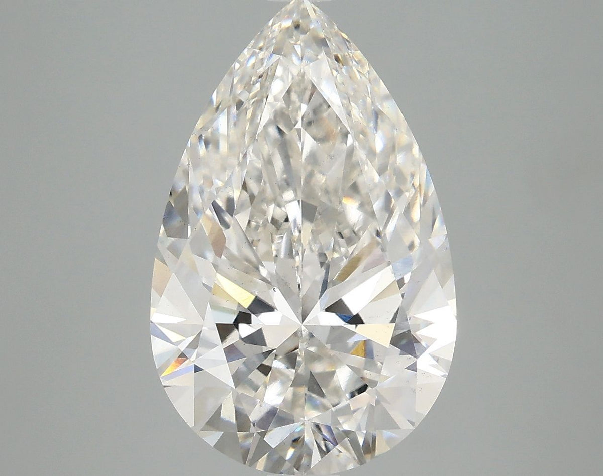 Lab-Grown Pear Diamond - 5.0 Carats, F Color, VS2 Clarity - Certified by IGI - Report Number: LG689577138