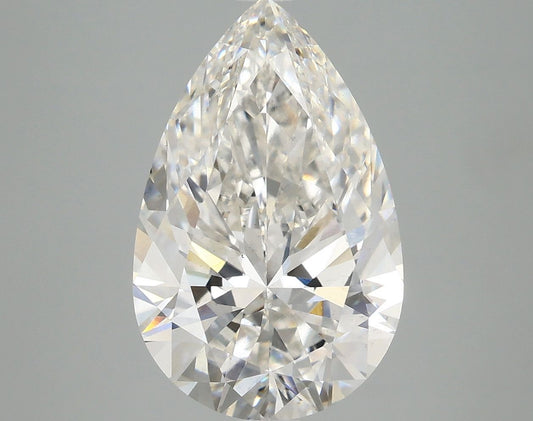 Lab-Grown Pear Diamond - 5.0 Carats, F Color, VS2 Clarity - Certified by IGI - Report Number: LG689577138