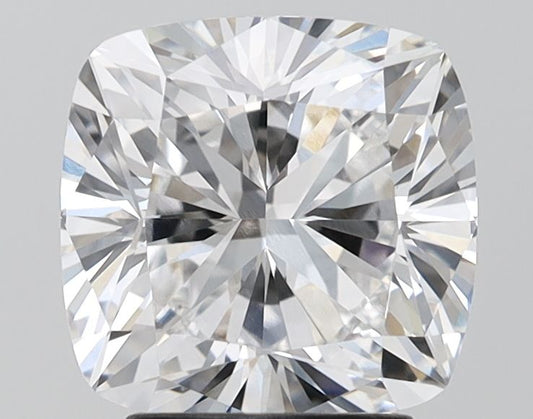 Lab-Grown Cushion Diamond - 3.01 Carats, E Color, VVS2 Clarity - Certified by IGI - Report Number: LG668401604