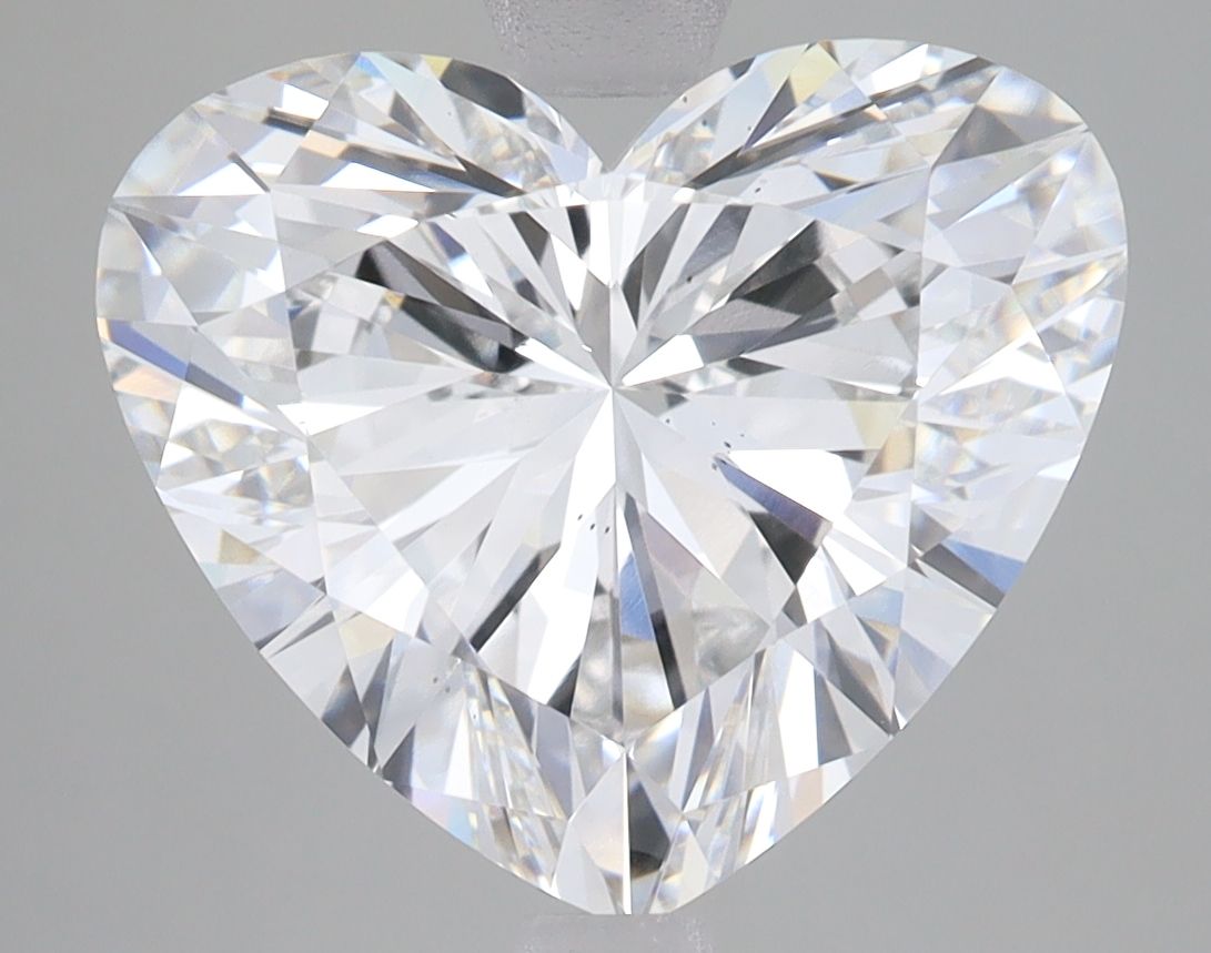 Lab-Grown Heart Diamond - 4.99 Carats, E Color, VS2 Clarity - Certified by IGI - Report Number: LG646472144