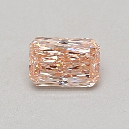Lab-Grown Radiant Diamond - 0.54 Carats, Fancy Intense Pink Color, VS1 Clarity - Certified by IGI - Report Number: LG678583002