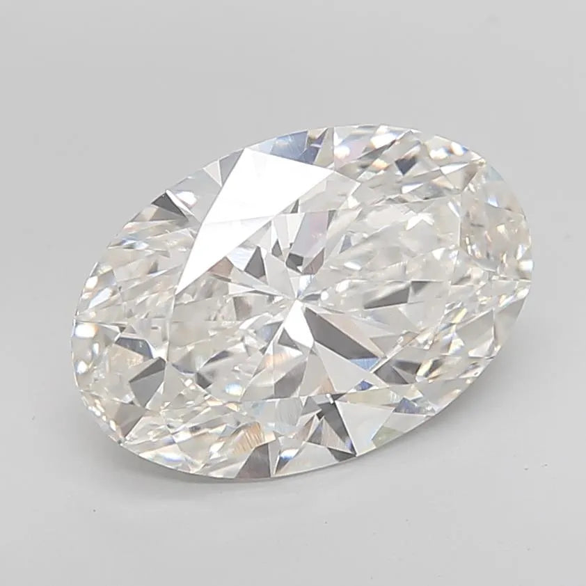 6.06ct Oval Lab Grown Diamond (Colour G, Clarity VVS2, IGI Certified)