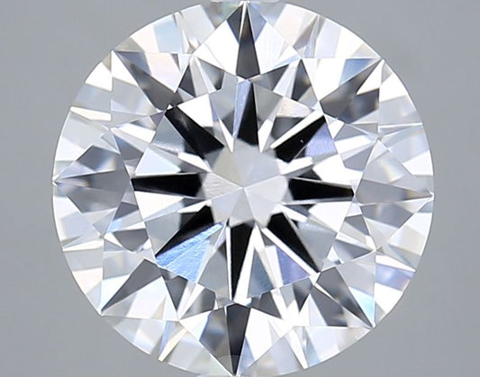 Lab-Grown Round Diamond - 4.03 Carats, E Color, VVS2 Clarity - Certified by IGI - Report Number: LG687503929