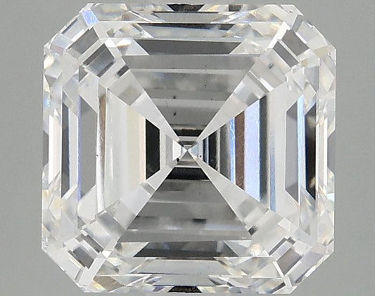 Lab-Grown Asscher Diamond - 3.08 Carats, E Color, VS2 Clarity - Certified by IGI - Report Number: LG689591640