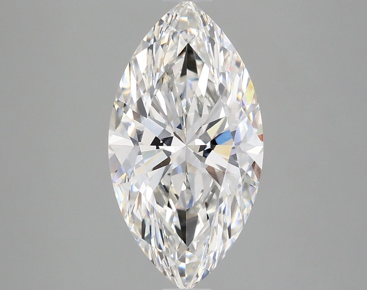 Lab-Grown Marquise Diamond - 3.04 Carats, F Color, VVS2 Clarity - Certified by IGI - Report Number: LG665415544