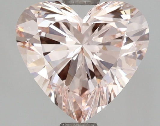 Lab-Grown Heart Diamond - 2.06 Carats, Fancy Intense Pink Color, VS1 Clarity - Certified by IGI - Report Number: LG675529067