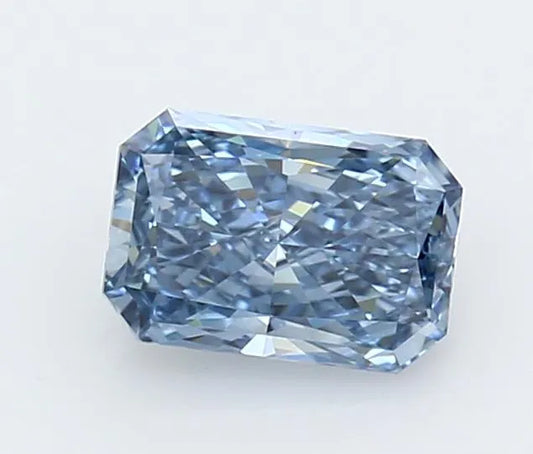 1,02 ct strahlender, im Labor gezüchteter Diamant (Farbe: Fancy Vivid Blue, Reinheit: VS1, IGI-zertifiziert)