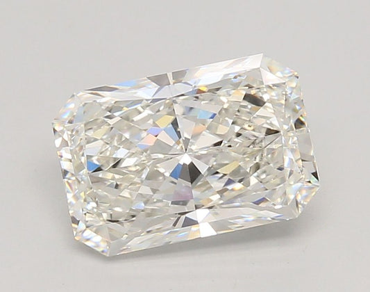 Lab-Grown Radiant Diamond - 2.46 Carats, F Color, VVS2 Clarity - Certified by IGI - Report Number: LG694547378